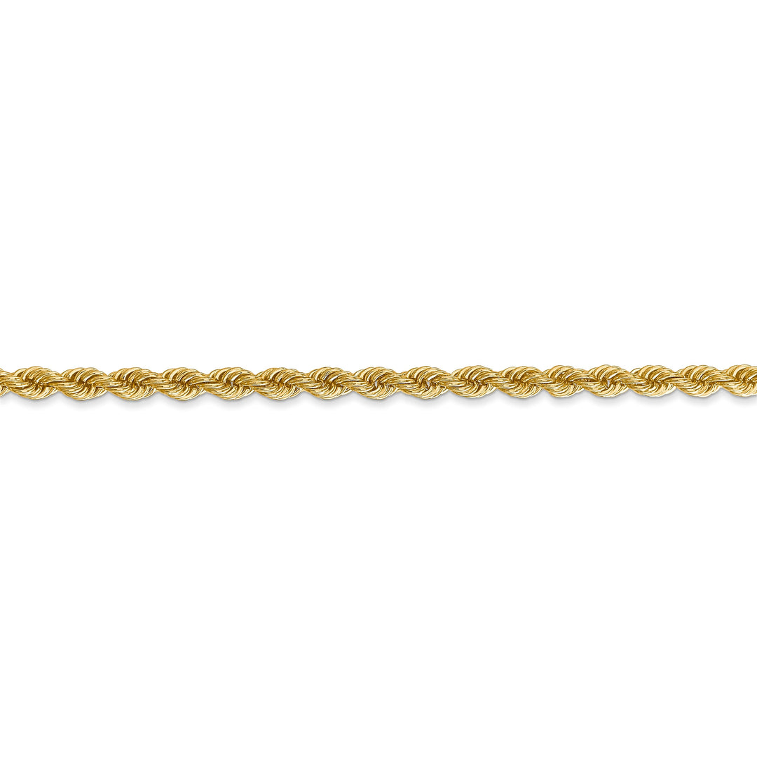 14k Yellow Gold 3.00-mm Handmade Rope Chain