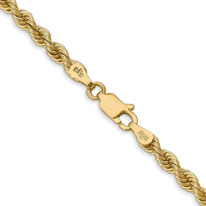 14k Yellow Gold 3.65-mm Handmade Rope Chain