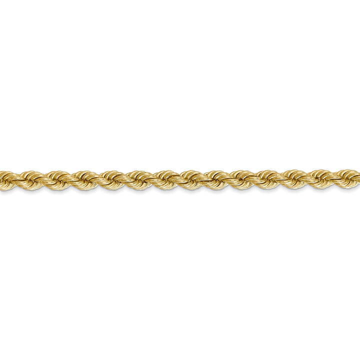 14k Yellow Gold 4.00-mm Handmade Rope Chain
