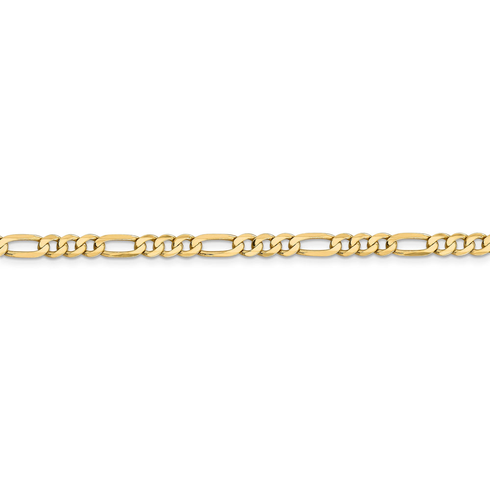 Leslies 14k Yellow Gold 4.75mm Flat Figaro Chain