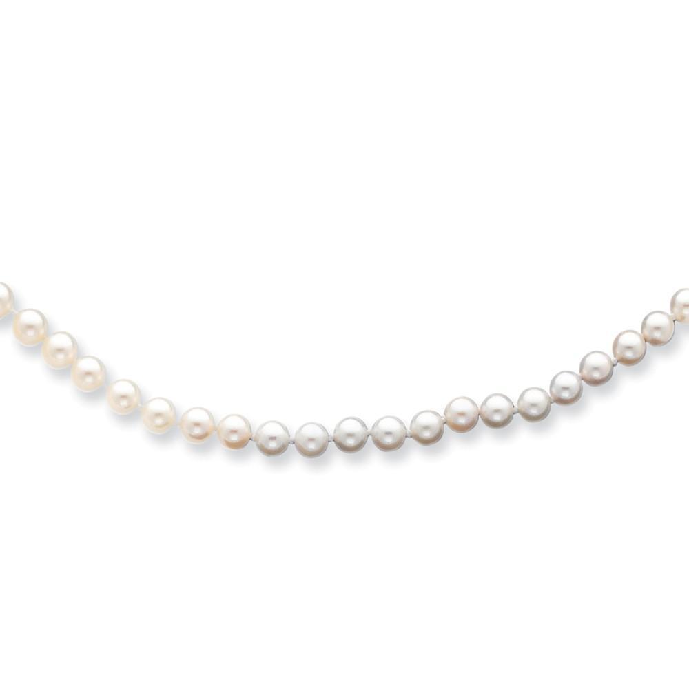 14k Gold Akoya Saltwater Cultured Pearl Necklace