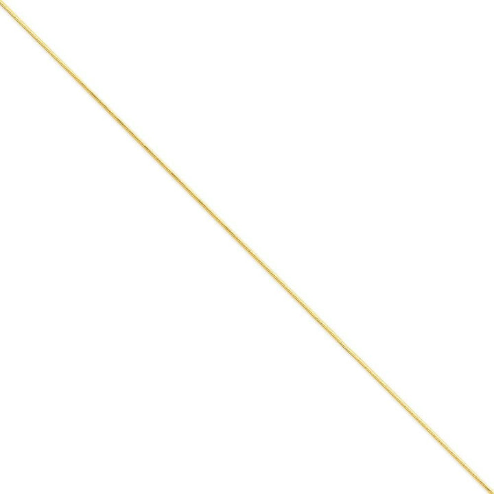 14k Yellow Gold 1.20mm Octagonal Snake Chain