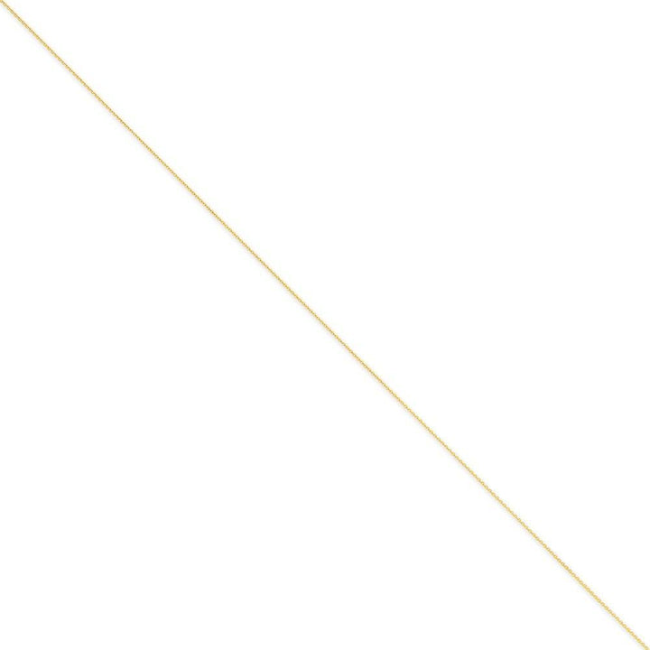 14k Yellow Gold .60mm Solid Polish Cable Chain