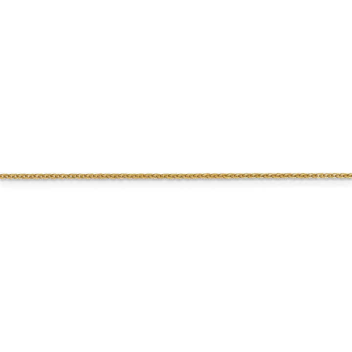 Leslie 10k Yellow Gold 1.3 mm Flat Cable Chain