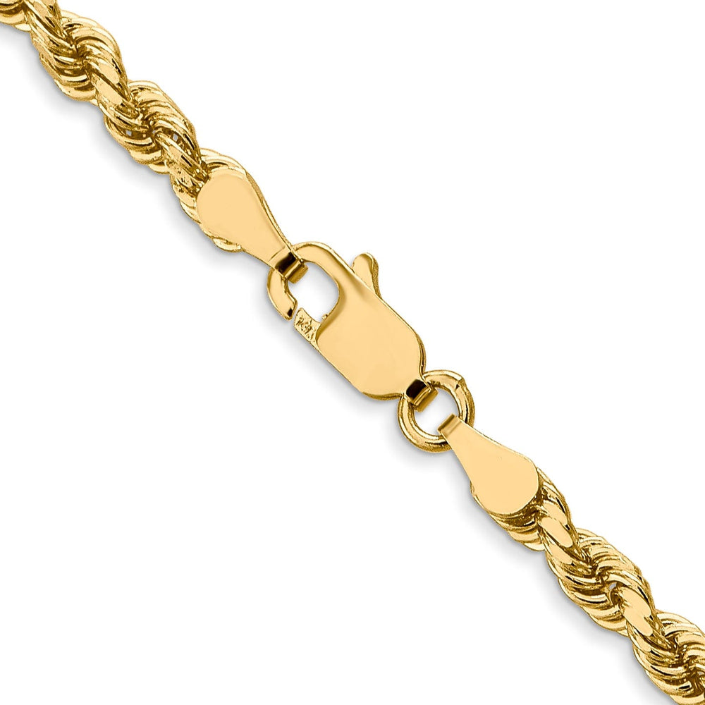 14k Yellow Gold 3.5mm D.C Rope Chain