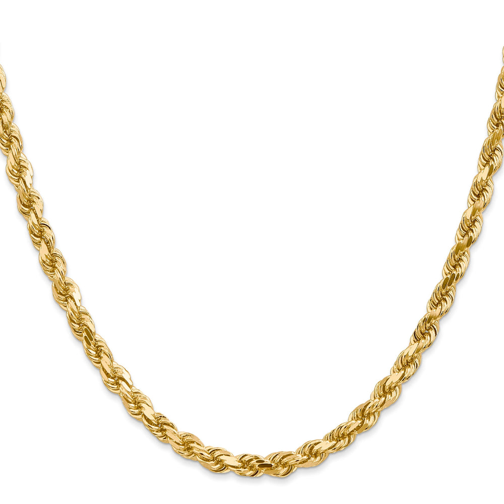 14k Yellow Gold 5.0mm D.C Rope Chain