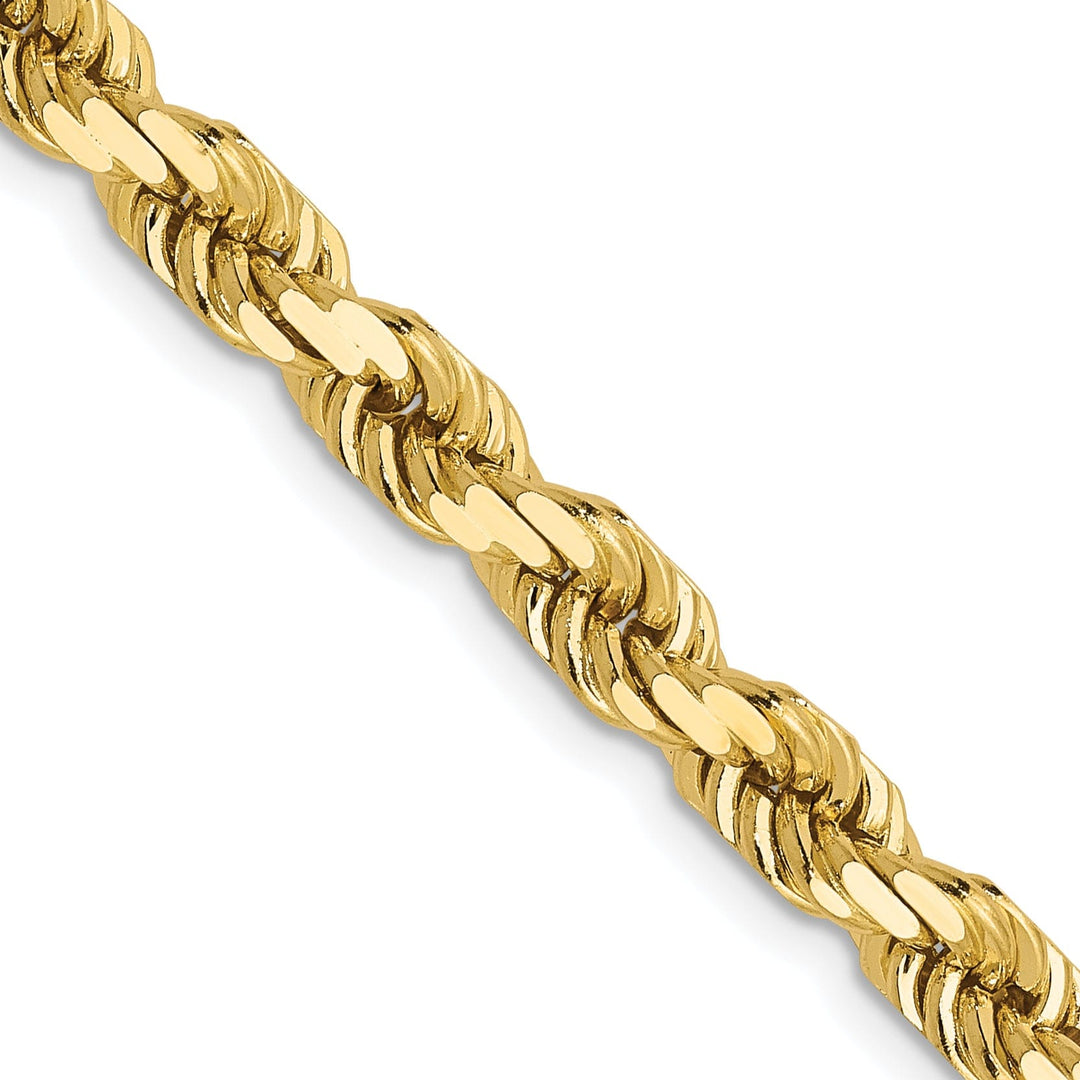 14k Yellow Gold 5.0mm D.C Rope Chain