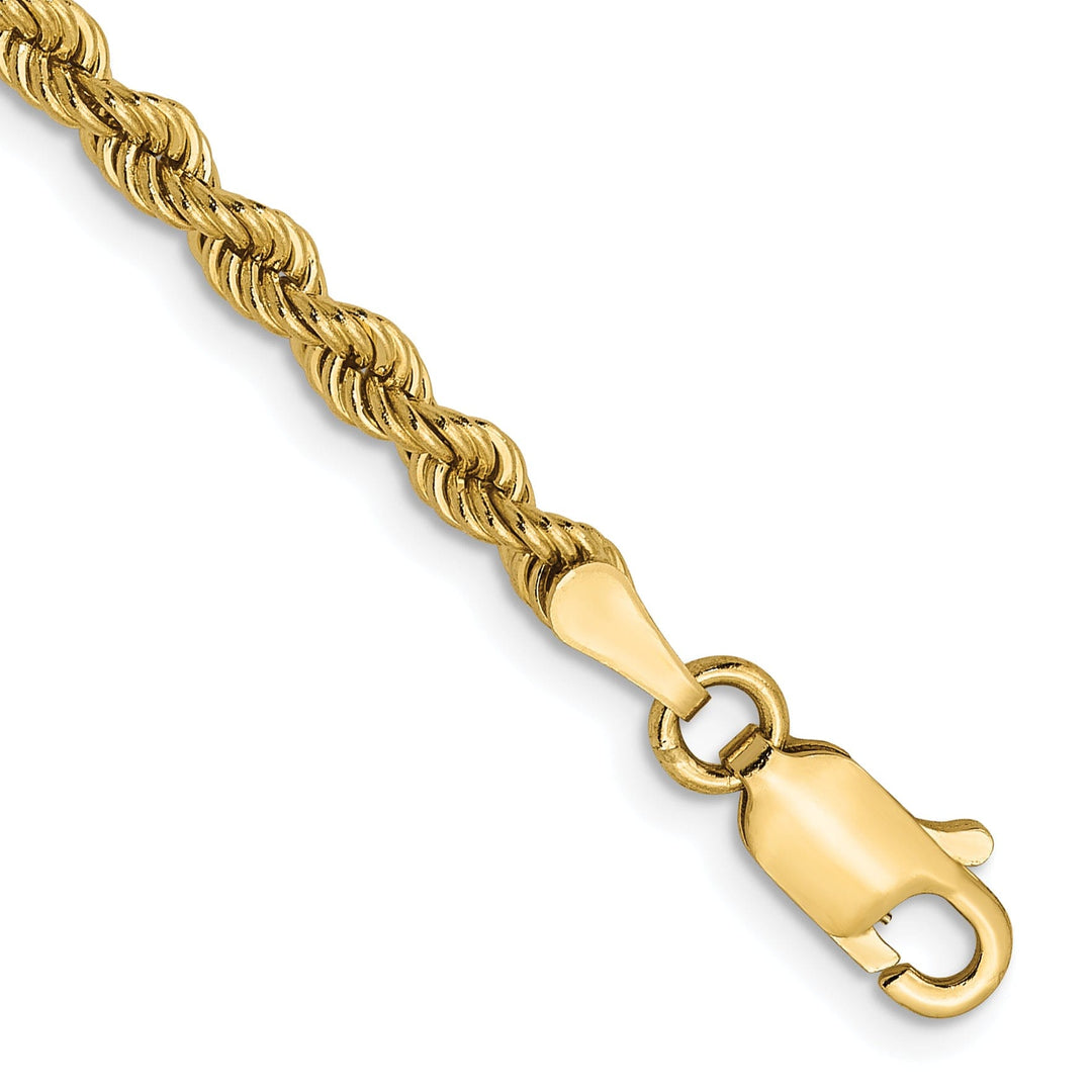 14k Yellow Gold 2.75mm Regular Rope Chain