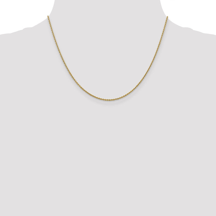 Leslie 14k Yellow Gold 1.8 mm Round Cable Chain