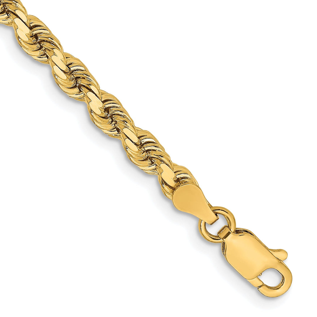 14k Yellow Gold 3.75mm D.C Rope Chain
