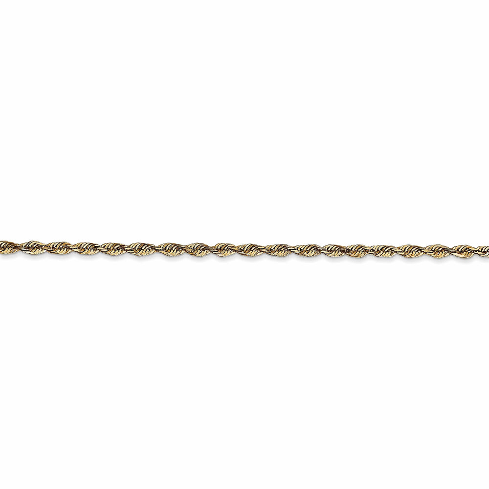 10k Yellow Gold 2.00m D.C Lightweight Rope Chain