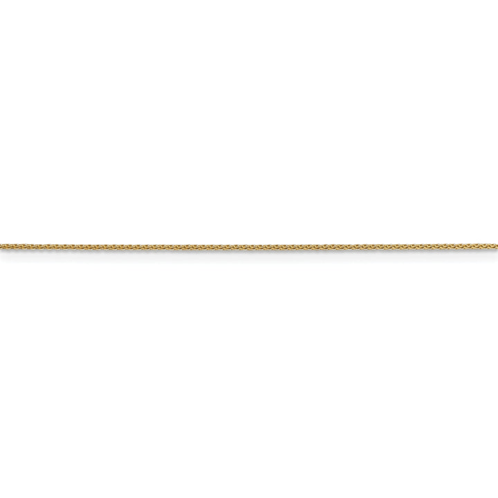 Leslie 10k Yellow Gold D.C 0.65mm Wheat Chain