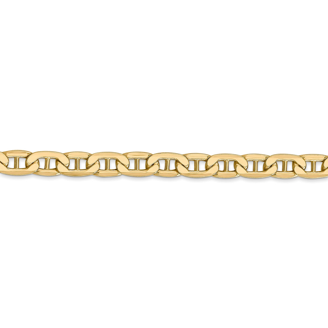 14k Yellow Gold 5.85-mm Semi Solid Anchor Chain
