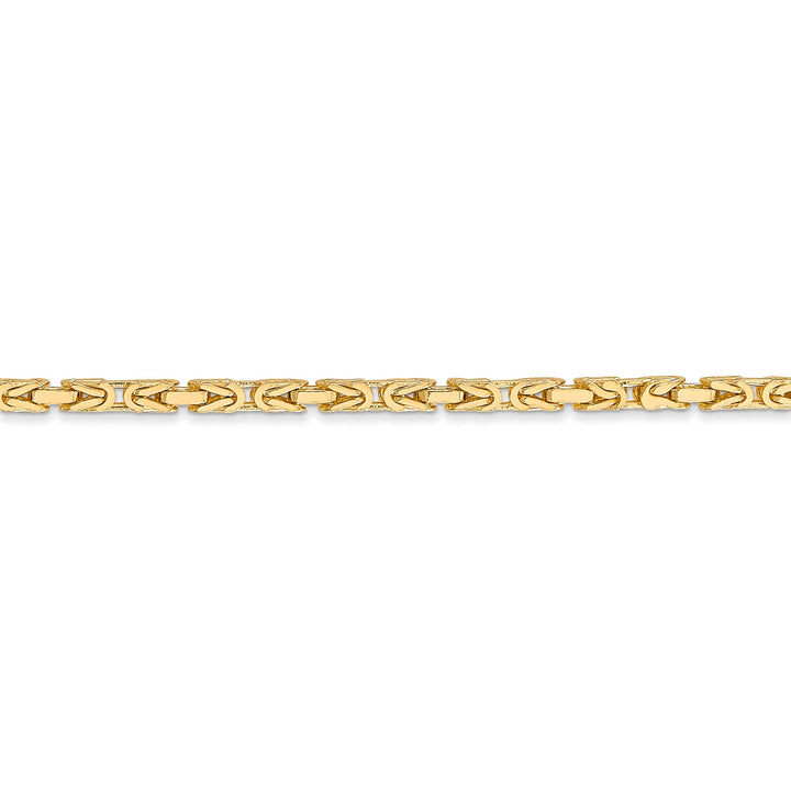 14k Yellow Gold Polish 2.00-mm Byzantine Chain