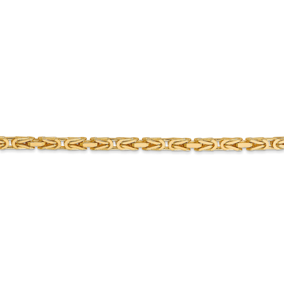 14k Yellow Gold Polish 2.50-mm Byzantine Chain