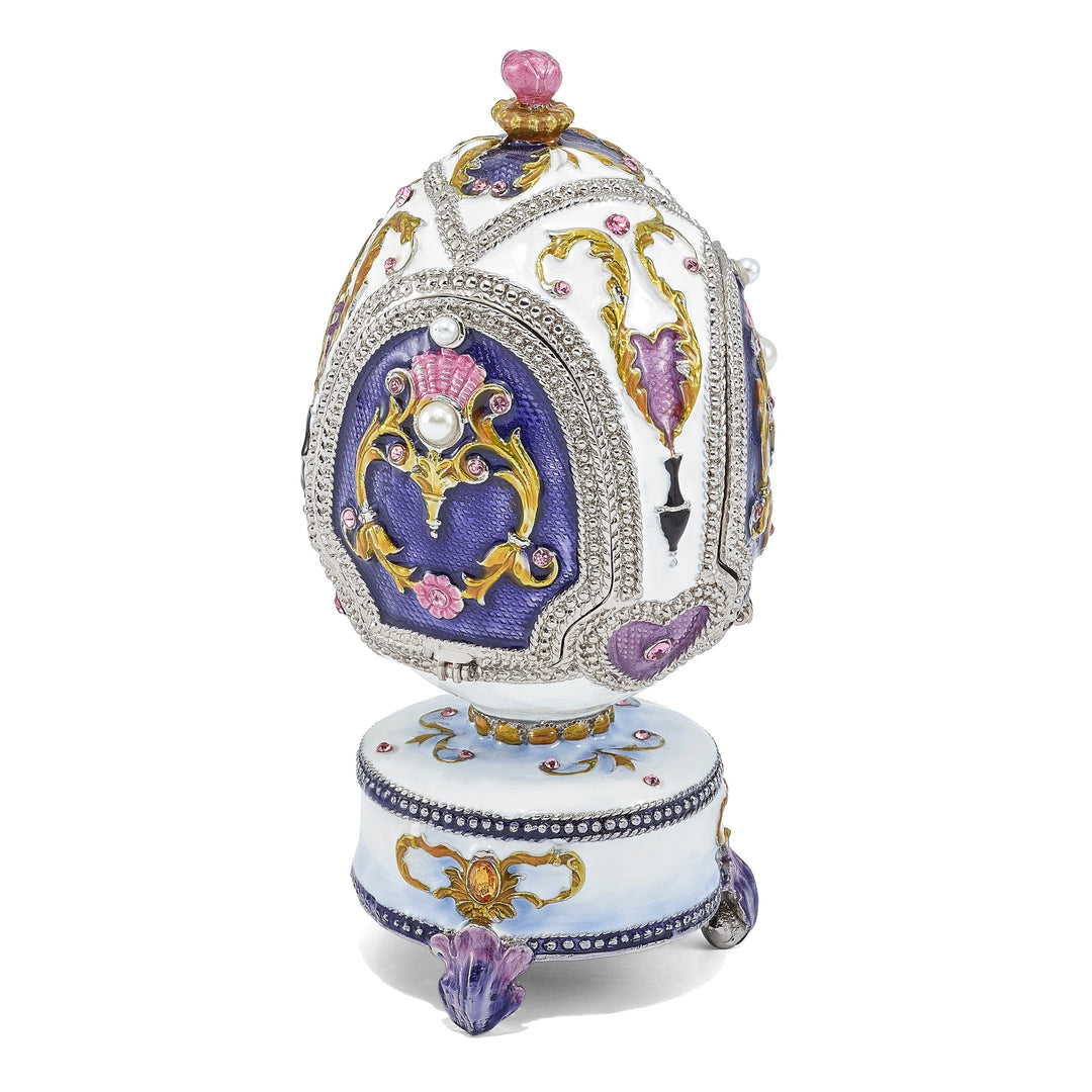 Bejeweled MERRY-GO-ROUND Carousel (It's A Small World) Musicial Egg