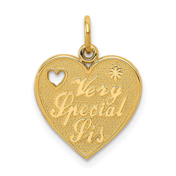 14k Yellow Gold Very Special Sister Charm