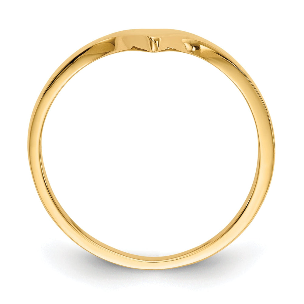14k Yellow Gold Polished Fancy Ring