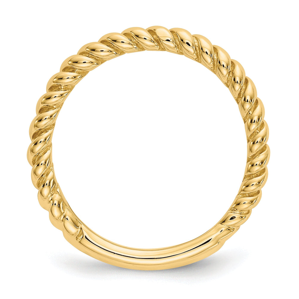 14k Yellow Gold Timeless Creations Twisted Band
