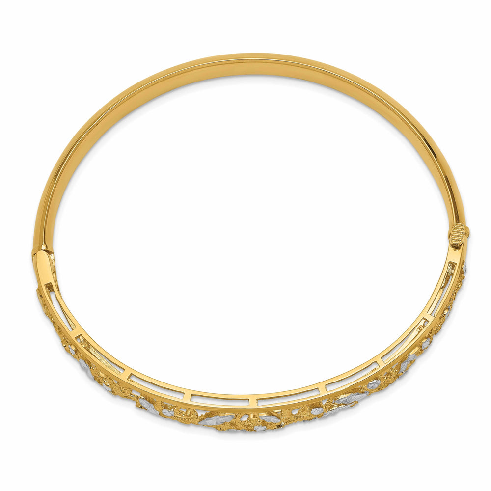 14k Gold Gold D.C Bangle Bracelet