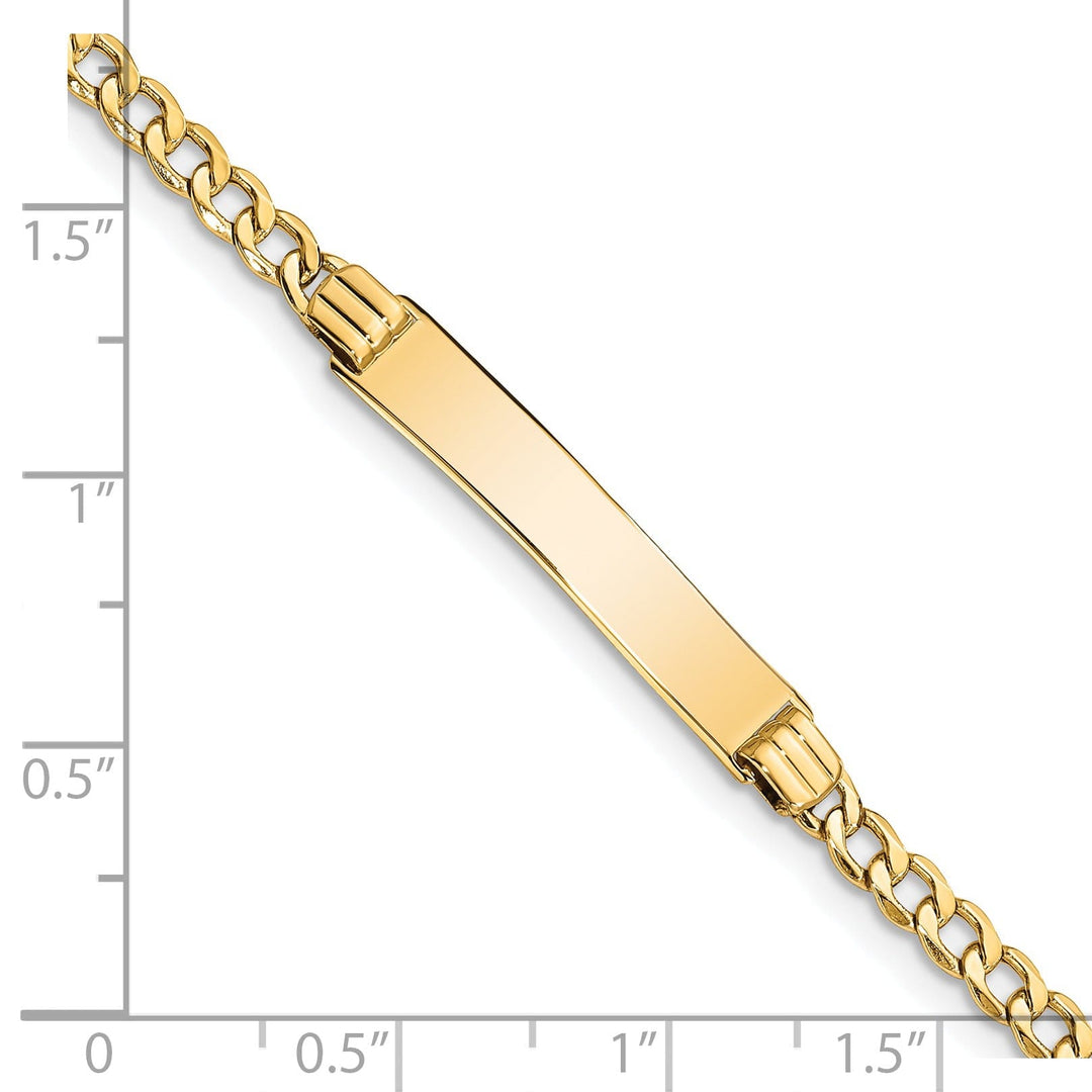14k Yellow Gold I.D Bracelet