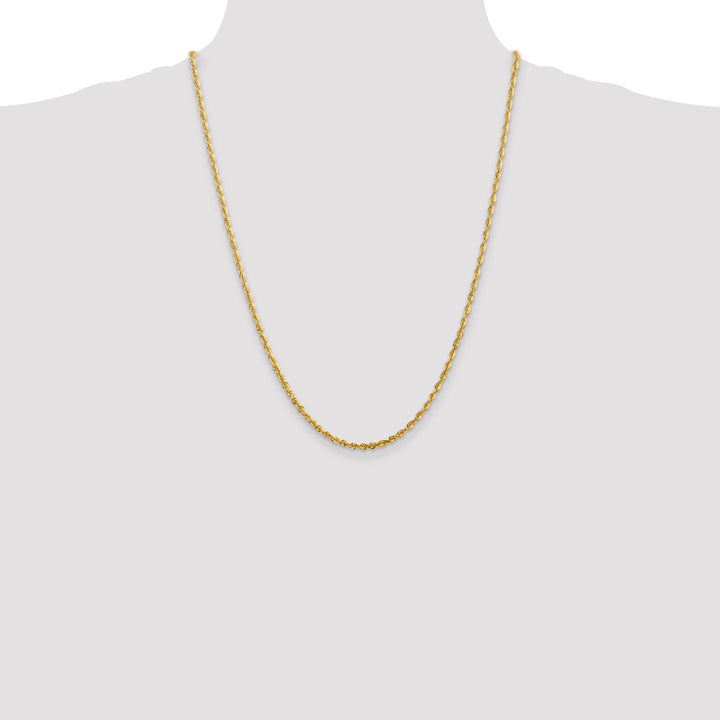 14k Yellow Gold 2.82mm DC ExtraLight Rope Chain