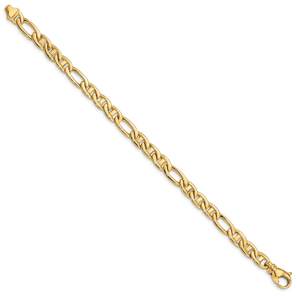 14k Yellow Gold 6.50mm Flat Anchor Link Chain