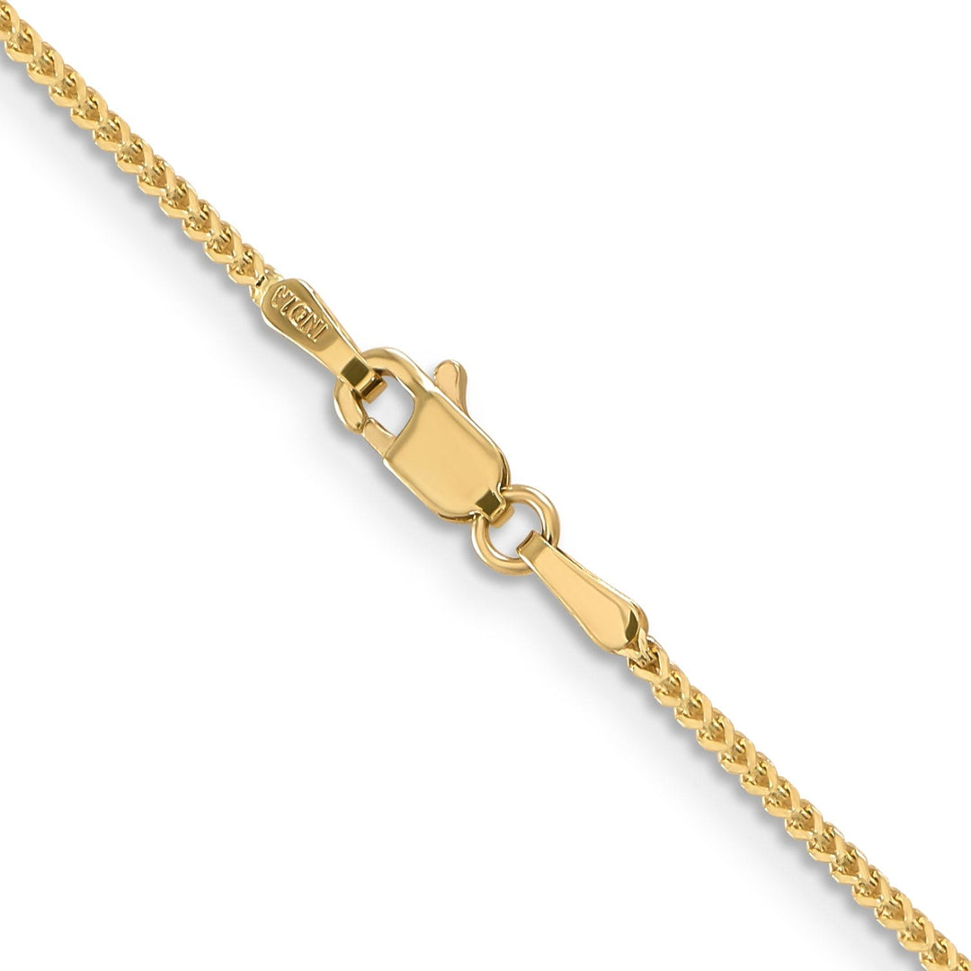 14k Yellow Gold Polished 1.00mm Franco Chain