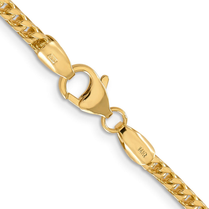 14k Yellow Gold Polished 3.00mm Franco Chain