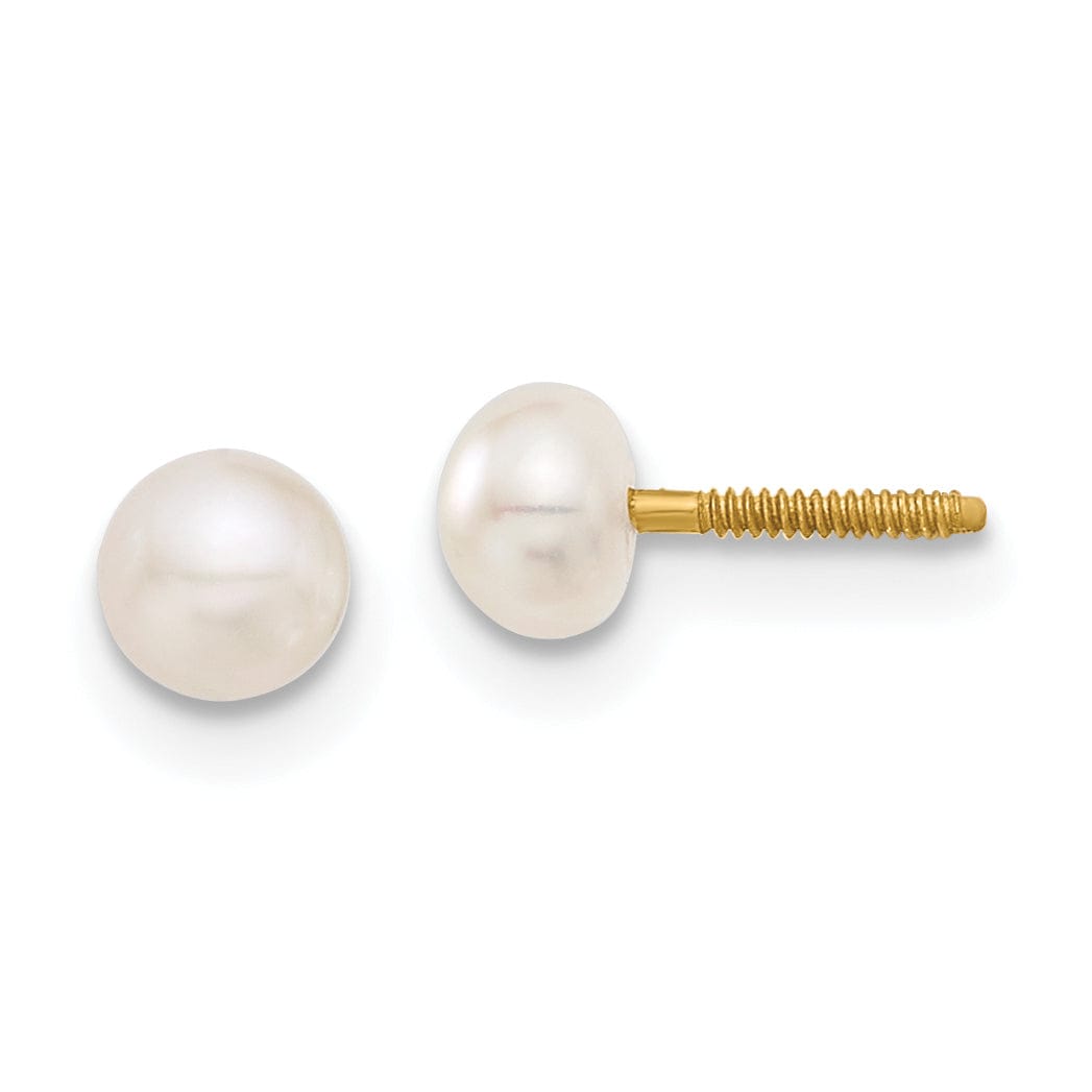 14k Yellow Gold Madi K Cultured Pearl Earrings