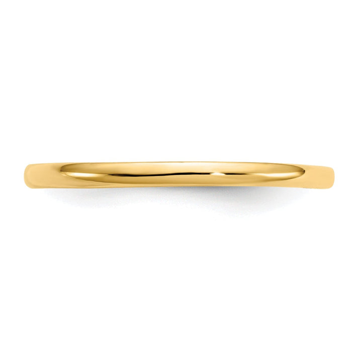 14k Yellow Gold Polished Baby Ring