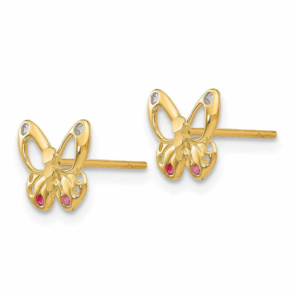 14k Madi K Butterfly Post Earrings