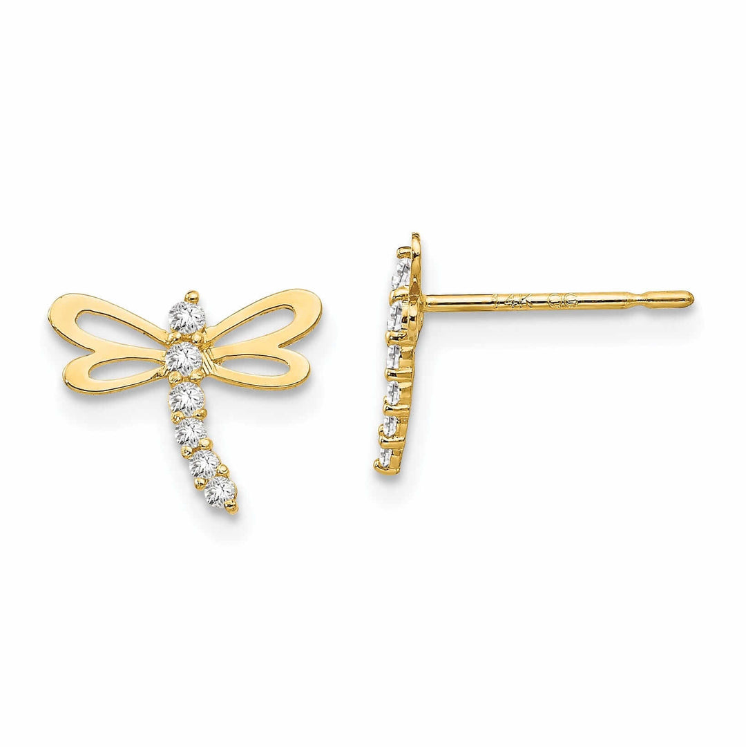 14k Madi K Dragonfly Post Earrings