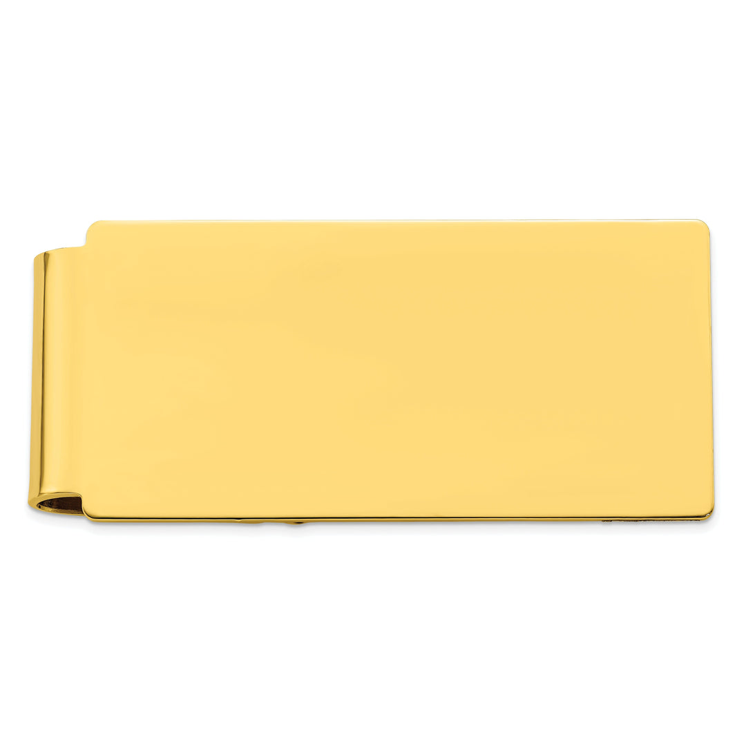 Gold Plated Polished Hinged Money Clip