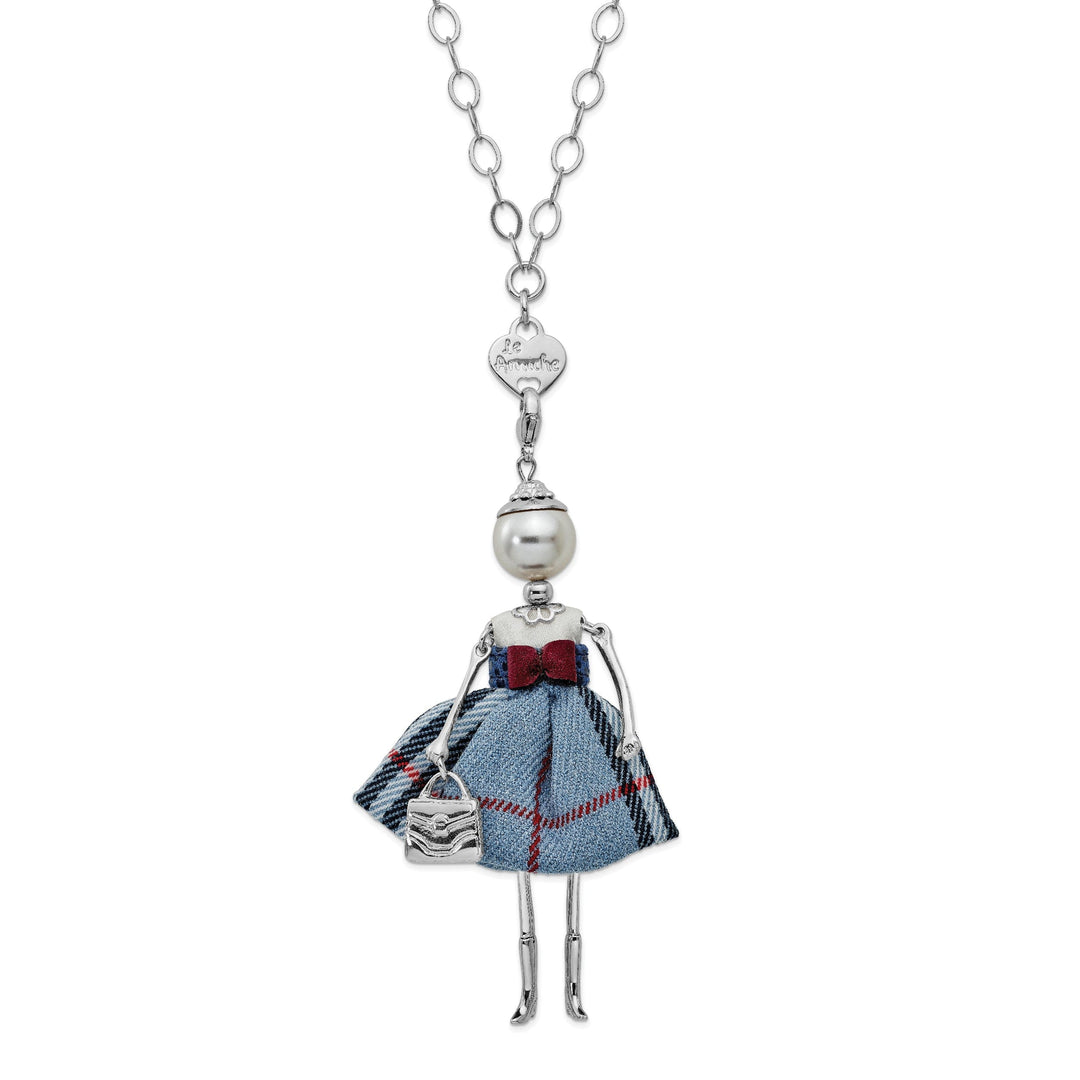 Le Amiche Swarovski Pearl Doll CharmChain