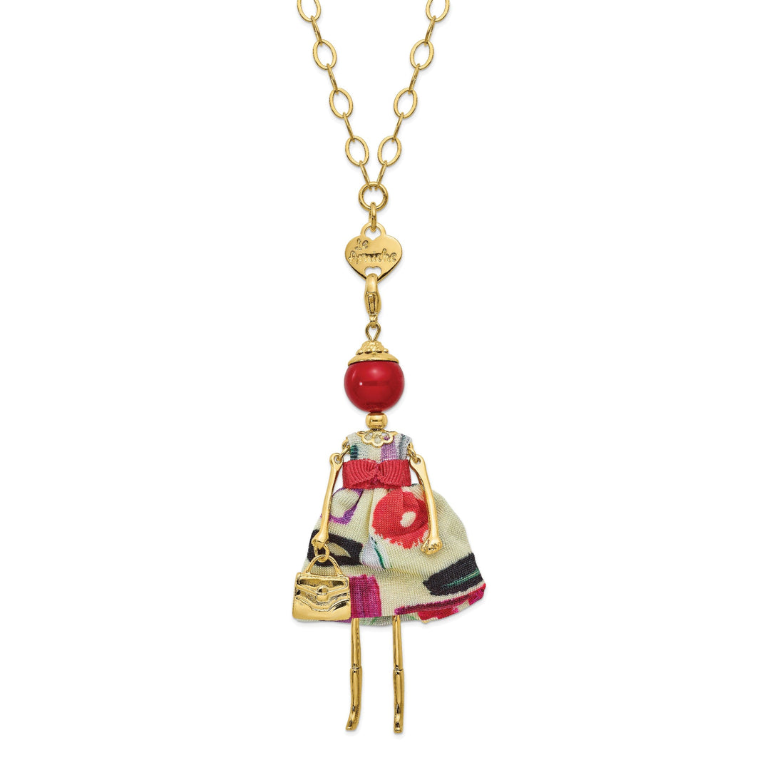 Le Amiche Jade Muliti-colored Yellw Doll Charm