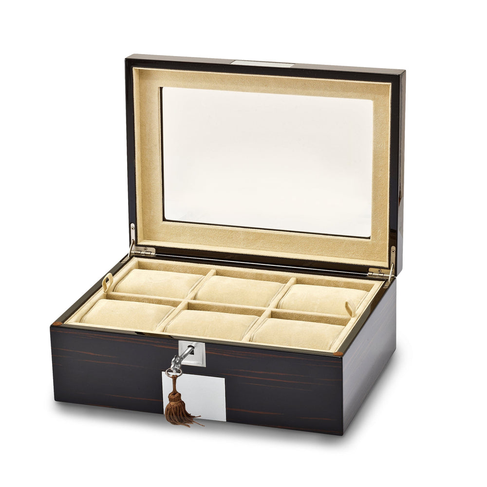Ebony Veneer Watch & Jewelry Box Lift-out Tray