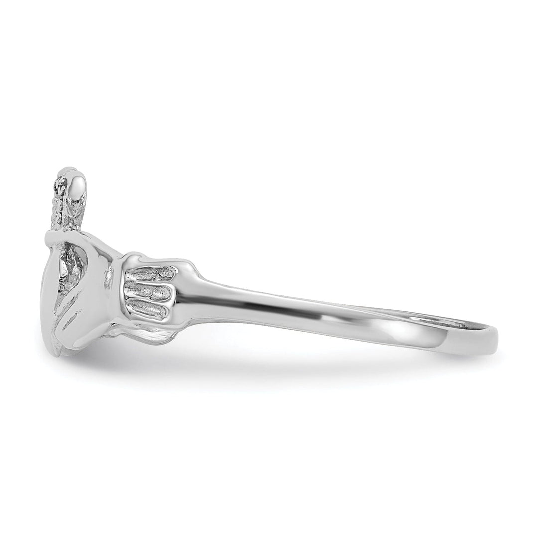 14kt White Gold Claddagh Ring