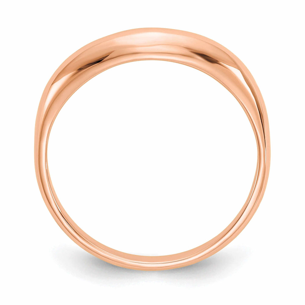 14k Rose Gold Timeless Creations Wave Ring