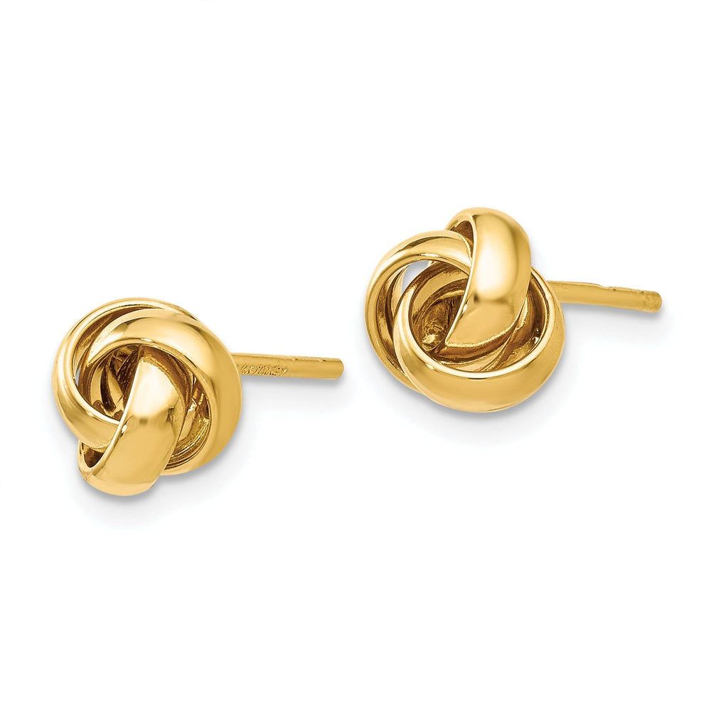 14k Yellow Gold Post Earrings