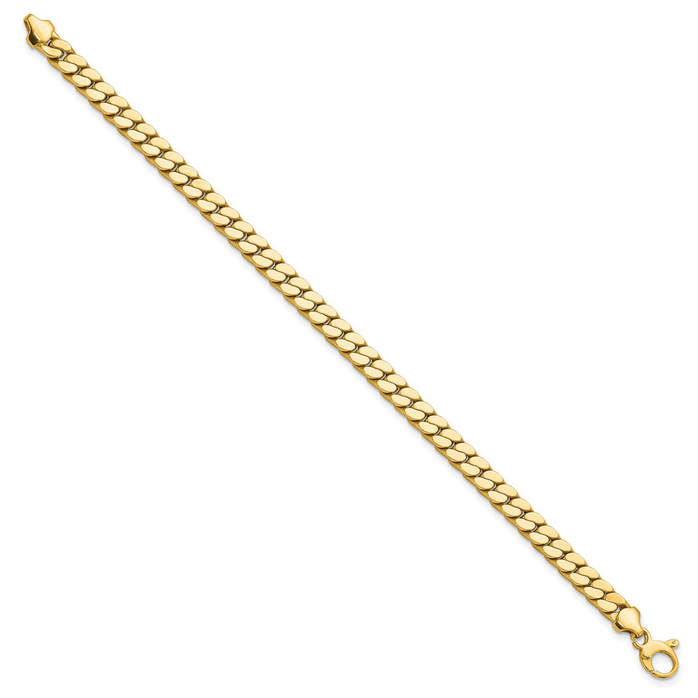 14k Yellow Gold Men's Fancy Link Bracelets