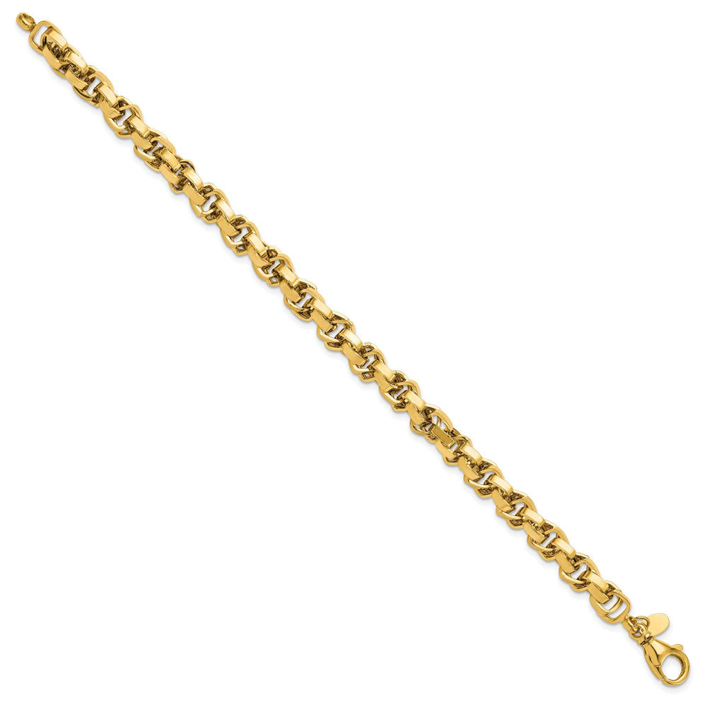 14k Yellow Gold Polished Link Bracelet
