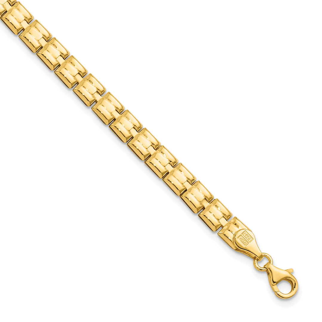 Leslie 14k Yellow Gold Polished Fancy Bracelet
