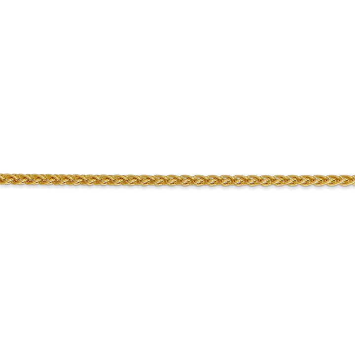 14k Yellow Gold 2.80mm Solid Polish Spiga Chain