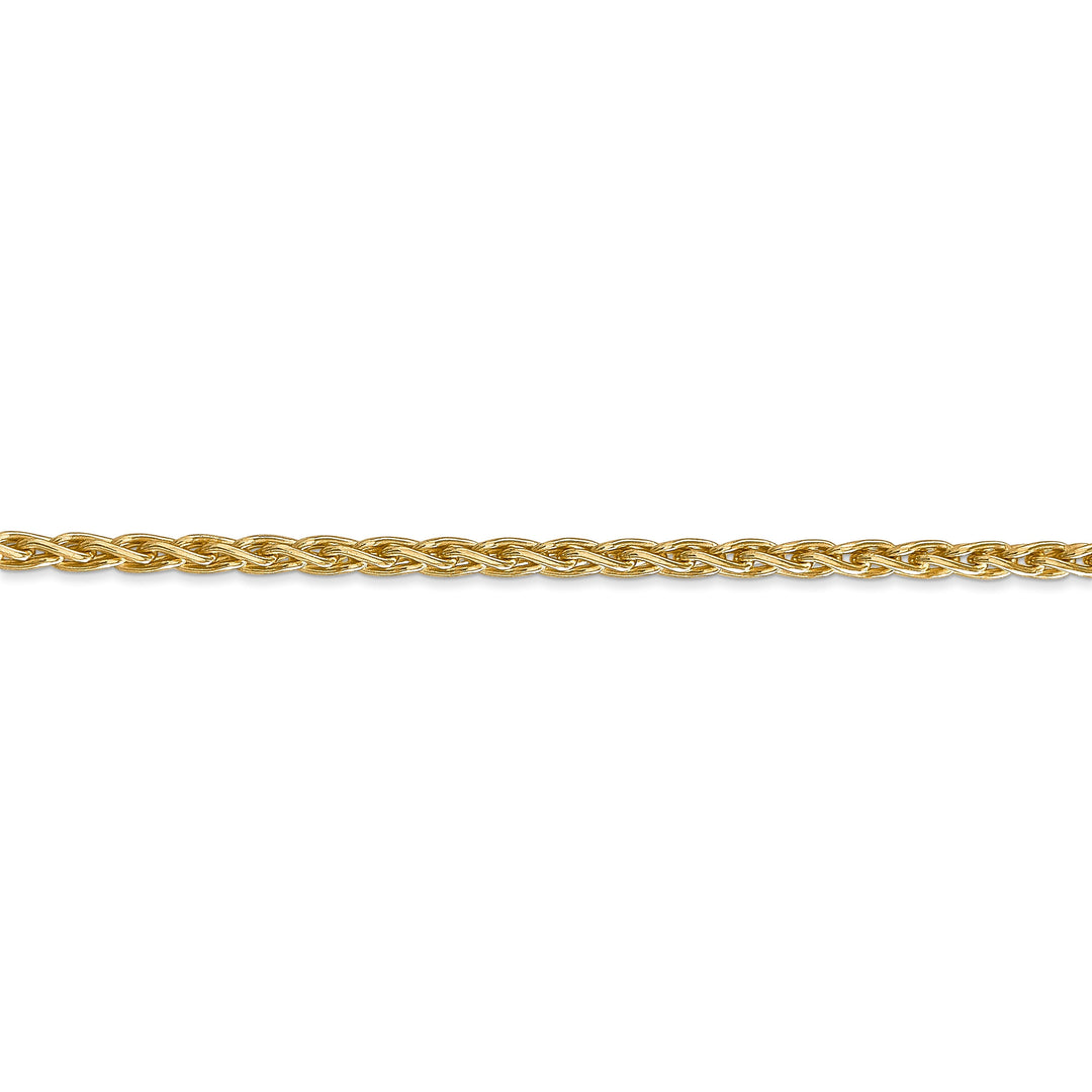 14k Yellow Gold 3.00mm Parisian Wheat Chain
