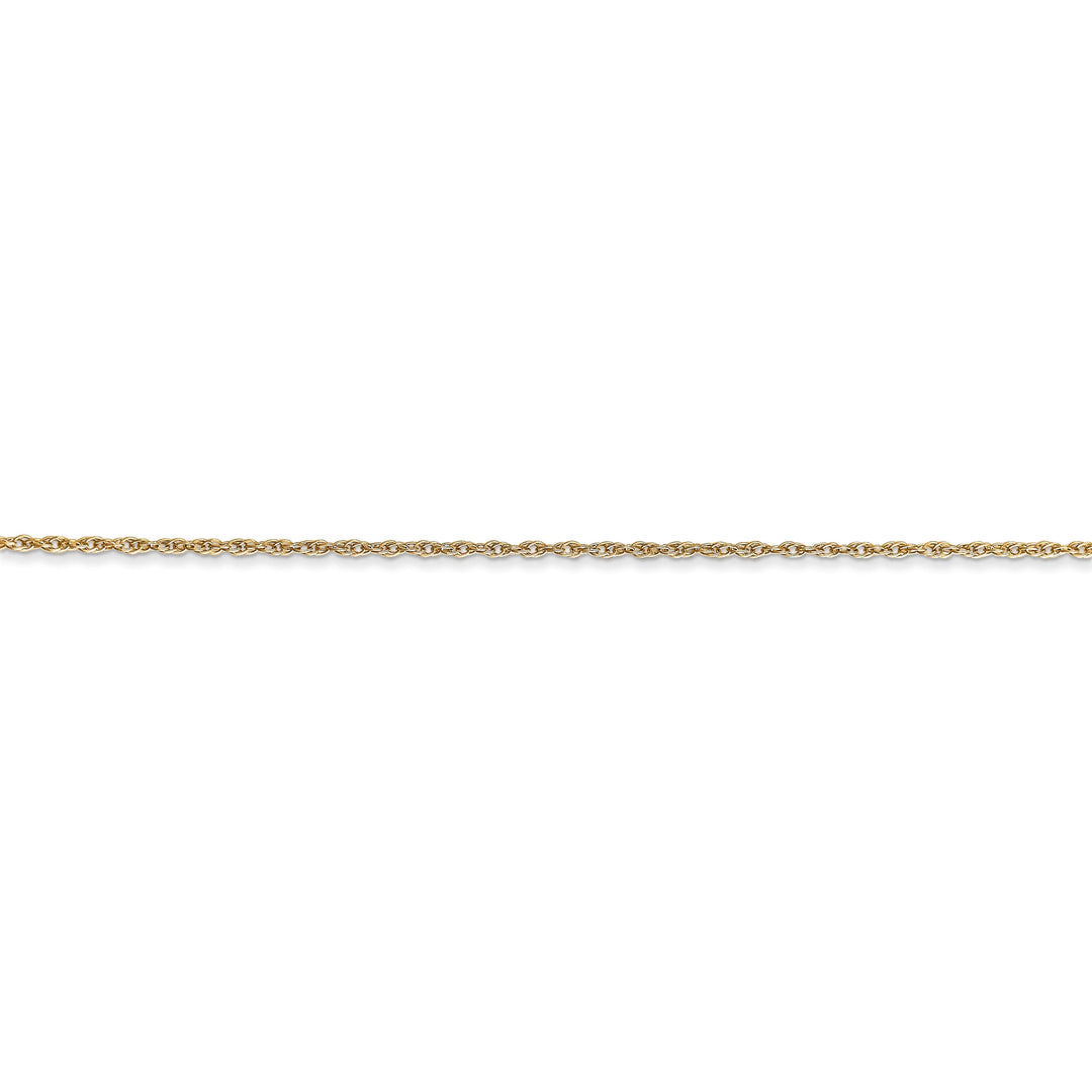14k Yellow Gold 0.80-mm wide Light Baby Rope Chain