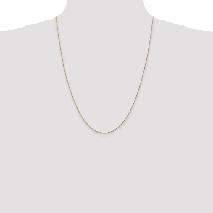 14k Yellow Gold 0.80-mm wide Light Baby Rope Chain