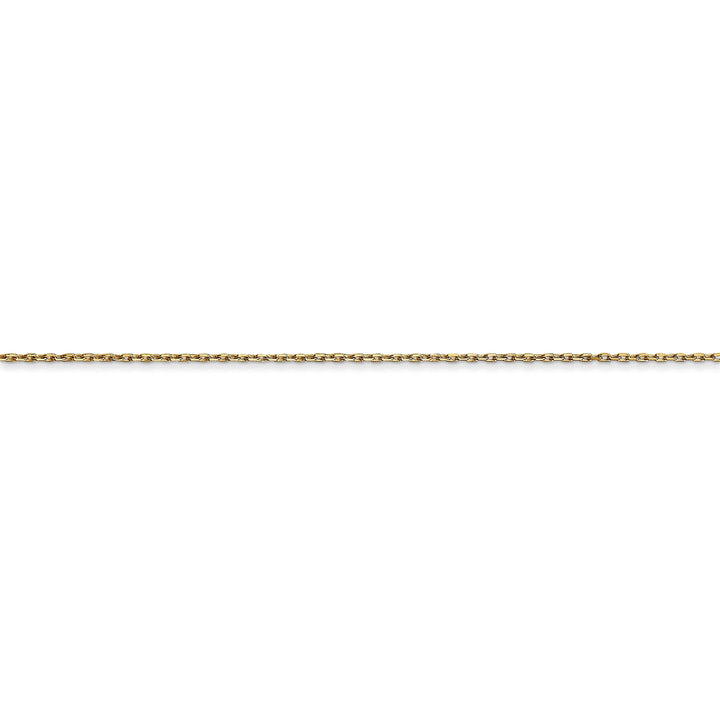 14k Yellow Gold 0.80mm Solid D.C Cable Chain