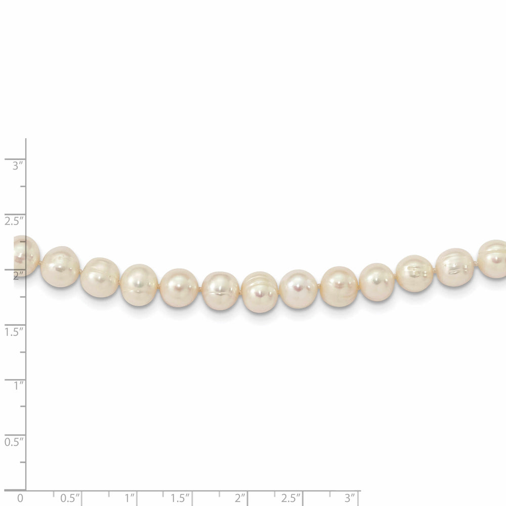 14k Gold 7.5-9MM Cultured Pearl Necklace