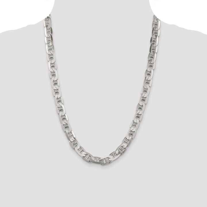 Silver Polished 9.50-mm Anchor Chain